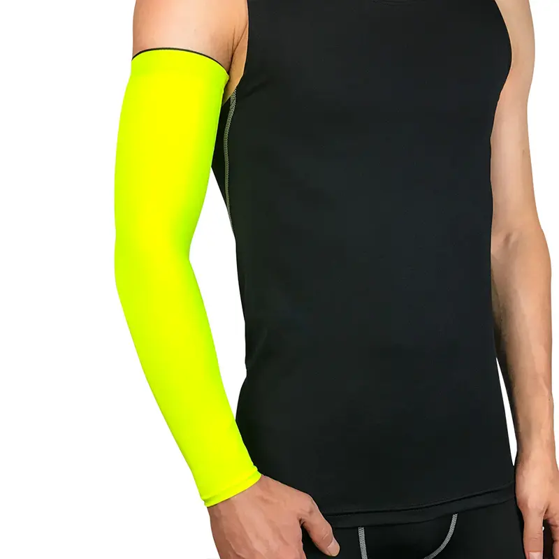 Custom Logo Sports Arm Sleeve Cycling Basketball Uv Protector Compression Arm Sleeve