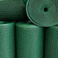 Grillage hexagonal à double torsion en rouleau galvanisé pour cages de lapins, cailles, oiseaux, volières, hamsters et petits animaux