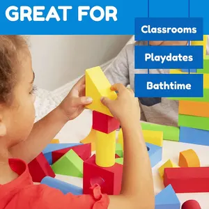 Neue Kinder EVA Blöcke Spielzeug weiche Bausteine Spiel für Kleinkind Multiplayer DIY EVA Schaum Puzzle Gebäude Set mit verschiedenen Serien