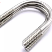 Boulons en U authentiques en acier inoxydable 304, vis en forme de U, colliers de serrage en U pour tuyaux, colliers de serrage, M6 M8 M10 M12 M16