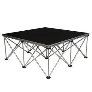 Cheap Price Outdoor Portable Runway Stage Adjustable Folding Portable Stage Stair