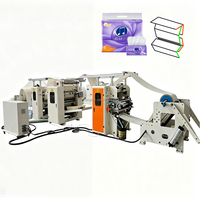 Máquina Plegadora de Toallas de Alta Productividad, Multidobladora, con Laminación de Pegamento AfH, Plegado en 3 Partes, con Succión al Vacío