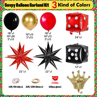 Nouvel ensemble de ballons en latex en forme de fraise pour la fête des mères, Halloween, décoration murale de fond pour garçons et filles