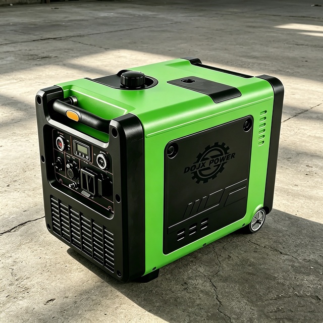 6kW 4-Stroke Low Noise Inverter Gasoline Generator Remote 220V Single Phase Portable Emergency Backup Power for Home Outdoor