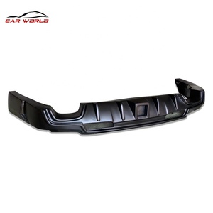 2014-2016 for IS250 IS300 Rowen Style Rear Lip Bumper with LED <b>Plastic</b> Diffuser ABS Material Featuring Tow <b>Hook</b> Cut-Outs - Product Image 4
