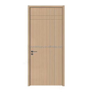 Puerta de habitación WPC hecha a medida, duradera a la <span class=keywords><strong>moda</strong></span> con acabado resistente a la humedad y resistente a las termitas, apertura Manual para uso en hoteles - Product Image 4