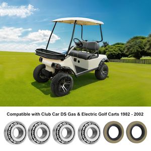 Genek Nouveau Kit de joints d'huile de moyeu de roulements de roue <span class=keywords><strong>avant</strong></span> pour voiturette de <span class=keywords><strong>golf</strong></span> Compatible Club Car DS/Carryall 1982-2002 Modèles Remplace OEM # - Product Image 5