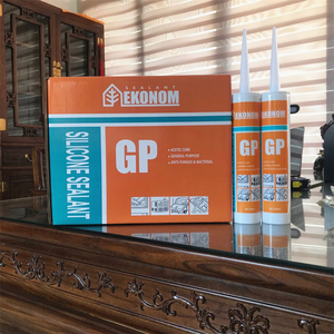 กาวซิลิโคน GP 280 กรัม ยอดขายดีที่สุด กาวอะซิติกสำหรับกระจก กันน้ำสำหรับห้องน้ำ สำหรับงานบรรจุภัณฑ์และงานไม้ - Product Image 5