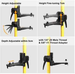 <span class=keywords><strong>Huepar</strong></span> — trépied télescopique, support de niveau Laser, LP36, 3.7m/12 pieds - Product Image 5