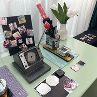 Offre Spéciale : Kit de Fabrication de Badges Carrés 50x50mm + Machine à Badges + Coupe-Papier + 1000 Aimants de Réfrigérateur