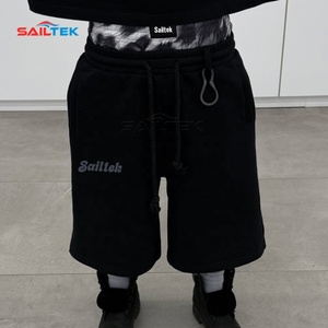 Summer Y2K Streetwear High Quality Sports Drawstring High Waist Running Snow <strong>Leopard</strong> <strong>Print</strong> Double Waist Capris <strong>Shorts</strong> <strong>Men</strong> - Product Image 2