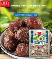 Prix direct usine, saveur douce fraîche et saine, 100% naturel, 320g, écorce de mandarine séchée individuellement emballée, prune