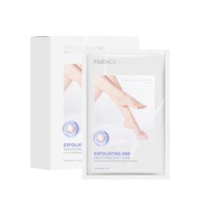 Masque de pied blanchissant personnalisé en usine OEM Huile d'avocat Hyaluronate de sodium Collagène hydratant Exfoliant Échantillon à usage domestique gratuit - Product Image 1