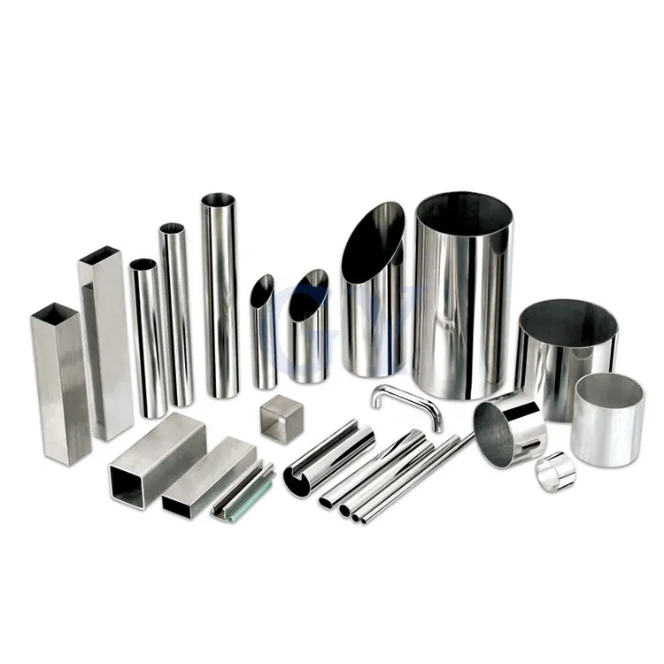 Pipa baja stainless No.4 persegi 0.25mm 0.35mm 0.5mm 0.55mm persegi panjang pipa baja stainless steel untuk dijual