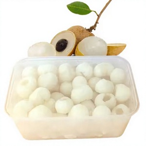Bolas de Longan Congeladas IQF BQF, Fruta Natural Entera con Conservación de Agua para Exportación, Empaque a Granel - Product Image 1