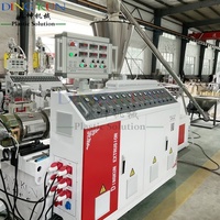 Machine à extruder les profilés de fenêtres et de portes en PVC (plastique) très demandée / Ligne d'extrusion de profilés de fenêtres/portes en PVC