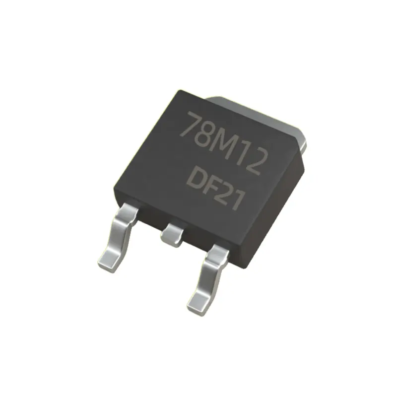 78M12 TO-252 12V/0.5A chip three terminal linear regulator 7812 L78M12CDT large chip integrated circuit IC