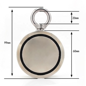 Anillo redondo superfuerte de neodimio, imanes de recuperación <span class=keywords><strong>para</strong></span> <span class=keywords><strong>pesca</strong></span>, 120KG, 60mm de diámetro - Product Image 4