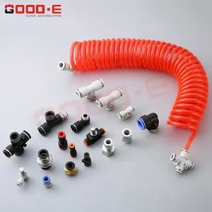 Acoplador rápido, acoplamento pneumático, peças pneumáticas de plástico, empurrar no conector do tubo
