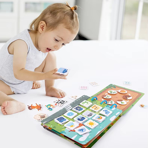 Enlightenment Early Education <strong>Busybook</strong> Children's Puzzle Repeatedly Paste Books Digital Classification Handmade Paste Toys - Product Image 3