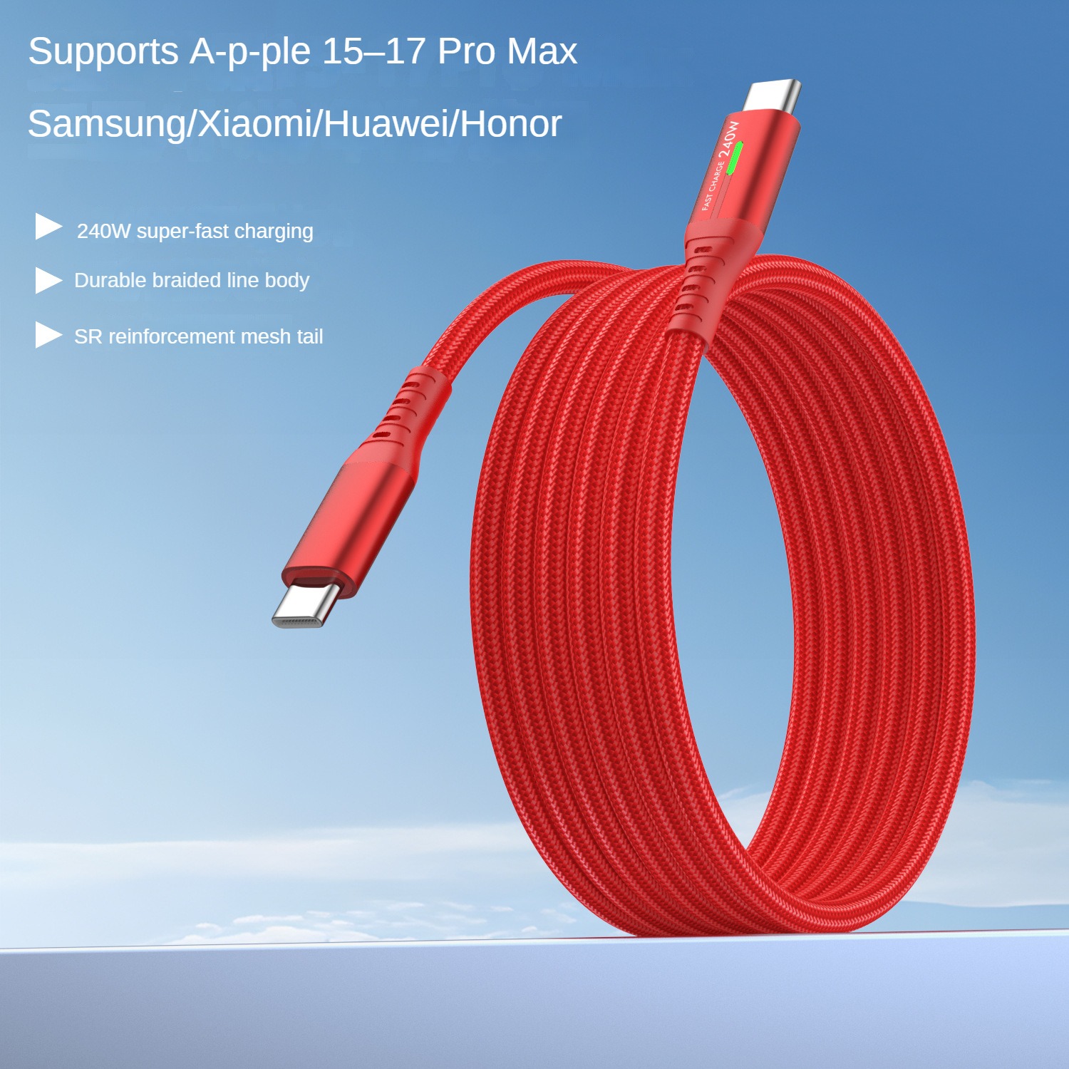 Fil de nylon Tianzhu rouge 240W C-C