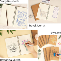 Cuaderno Espiral A5 con Diseño de Portada Personalizado, 100 Hojas de Papel, Material Escolar, Diario, Regalo para Estudiantes