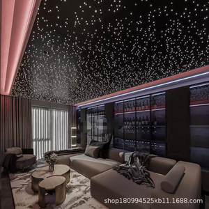 LED Fiber <b>Optic</b> Lights 1.0mm Diameter Water Resistant For Starry Sky Ceiling Home Theater <b>Bar</b> Restaurant - Product Image 3