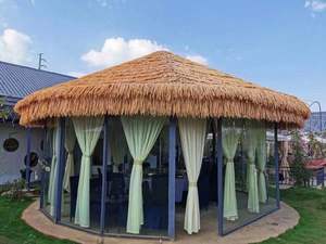 कारखाने थोक पर्यावरण के अनुकूल थेच छत सिंथेटिक प्लास्टिक थैच छत कृत्रिम छत - Product Image 3