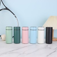 Bouteille d'eau isotherme à double paroi en acier inoxydable 304, 500 ml, affichage intelligent de la température, gobelet de voyage thermique, cadeaux promotionnels