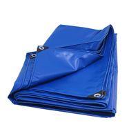 Bâche imperméable robuste sur mesure, enduite de PVC d'un côté, pour couvrir les camions, en rouleau