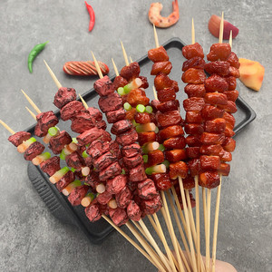 Modelo de comida simulada de alta fidelidad para escaparate: <span class=keywords><strong>Barbacoa</strong></span> japonesa de carbón, <span class=keywords><strong>Pastillas</strong></span> Crujientes de Hueso sin Gluten, Modelo de Tiras de Pollo Nagoya - Product Image 6