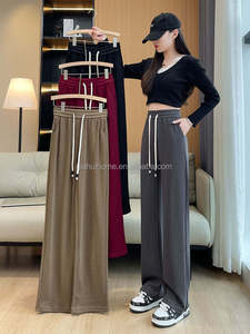 Nuovo <span class=keywords><strong>Modello</strong></span> di <span class=keywords><strong>Pantaloni</strong></span> Sportivi e Casual da <span class=keywords><strong>Donna</strong></span> in Cotone con Coulisse, Leggeri e Traspiranti, Versione Sottile e Morbida - Product Image 2