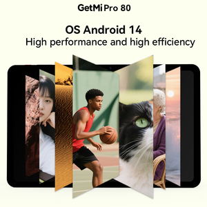 Getmi Pro 80 5MP/13MP กล้อง4G LTE Android14 10 "4GB + 64GB ประสิทธิภาพการเล่นเกม - Product Image 6