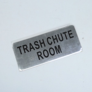 <span class=keywords><strong>Plaque</strong></span> de sécurité en aluminium personnalisée, panneau d'avertissement en métal brossé, étiquette <span class=keywords><strong>autocollante</strong></span>, panneau incendie, <span class=keywords><strong>plaque</strong></span> signalétique pour immeuble d'appartements - Product Image 3