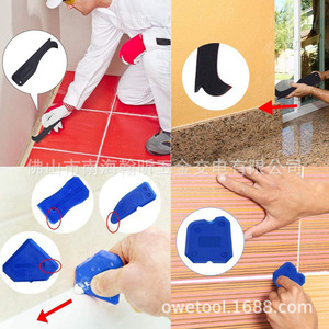 10Pcs Plastic Caulking Tool Kit With Scraper For Sealant Application And Removal - Product Image 3