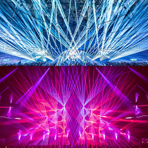 โปรเจคเตอร์เลเซอร์กันน้ำ 30w ฉายภาพเคลื่อนไหวสีสันสดใส สำหรับงานแสดงบนเวที แสงดีเจกลางแจ้ง IP65 สำหรับไนท์คลับ - Product Image 2