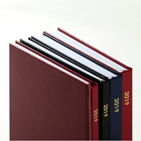 Carnet de notes exécutif en cuir PU avec couverture personnalisée format A5