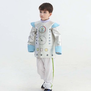Halloween Trang Phục Chàng Trai Cô Gái Trẻ Em Bạc Phù Hợp Với <span class=keywords><strong>Robot</strong></span> Trang Phục CARR-027 - Product Image 3