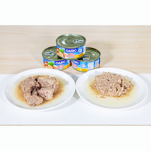 Atún Skipjack Enlatado <span class=keywords><strong>en</strong></span> Salmuera/<span class=keywords><strong>Aceite</strong></span>, Trozos y Escamas, Lata <span class=keywords><strong>de</strong></span> 185g/400g, Certificado MSC Dolphin Safe, <span class=keywords><strong>Precio</strong></span> <span class=keywords><strong>de</strong></span> Fábrica - Product Image 2