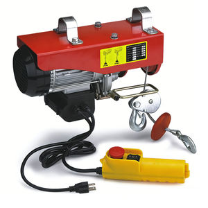 Palans électriques de 400 kg, 110 V, <span class=keywords><strong>treuil</strong></span> rouge, câble en acier de 4 m, télécommande, levage pour atelier, garage, hangar en Australie, 880 lb - Product Image 2