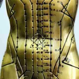 Antique <span class=keywords><strong>Bronze</strong></span> HD châm cứu con người mô hình y học cổ truyền Trung Quốc Bảo tàng trang trí huyệt rõ ràng - Product Image 6