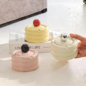 Cendriers en céramique modernes et élégants, résistants au vent, décorations charmantes pour la maison, le salon ou le bureau - Product Image 3