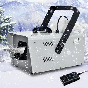 1500W <b>Snow</b> <b>Machine</b> Large Stage Simulated <b>Snow</b> Sprayer Outdoor Christmas Wedding Use - Product Image 1