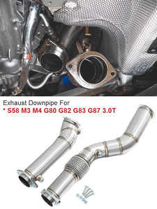 Tubo de Escape de Acero Inoxidable 304 para Automóvil, para Modelos 2019-2024 S58 M3 M4 G80 G82 G83 G87 S58 3.0T - Product Image 2