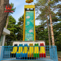 Équipement de manège Sky Drop Hopper pour grand parc d'attractions extérieur, à sensations fortes, à vendre, fabricant de manèges Frog Jumping