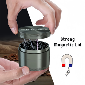 工場スモークジンクグラインダーOEM/ODM 40mm 50mm 55mm 63mm喫煙アクセサリー金属ハーブ喫煙タバコ用ハーブグラインダー - Product Image 4