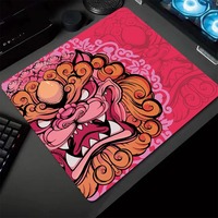 Tapis de souris Anime 45X40CM Petit tapis de souris Contrôle E-sports Tiger Gaming Laptops Tapis de souris Gamer Tapis de clavier Protecteur de bureau