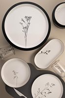 Service de table en porcelaine fine de 24 pièces, luxe, pour 6 personnes