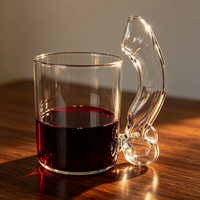 Mug en verre personnalisé, tasse en verre transparent résistant à la chaleur, pour la maison, le bar, le café, les jus, les boissons