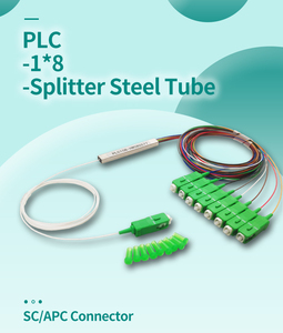 Divisor Óptico PLC OEM, Mini Divisor PLC con Tubo de Acero, Acoplador PLC, Conector SC/APC SC/U/PC 1x4 1x8 para FTTH - Product Image 4